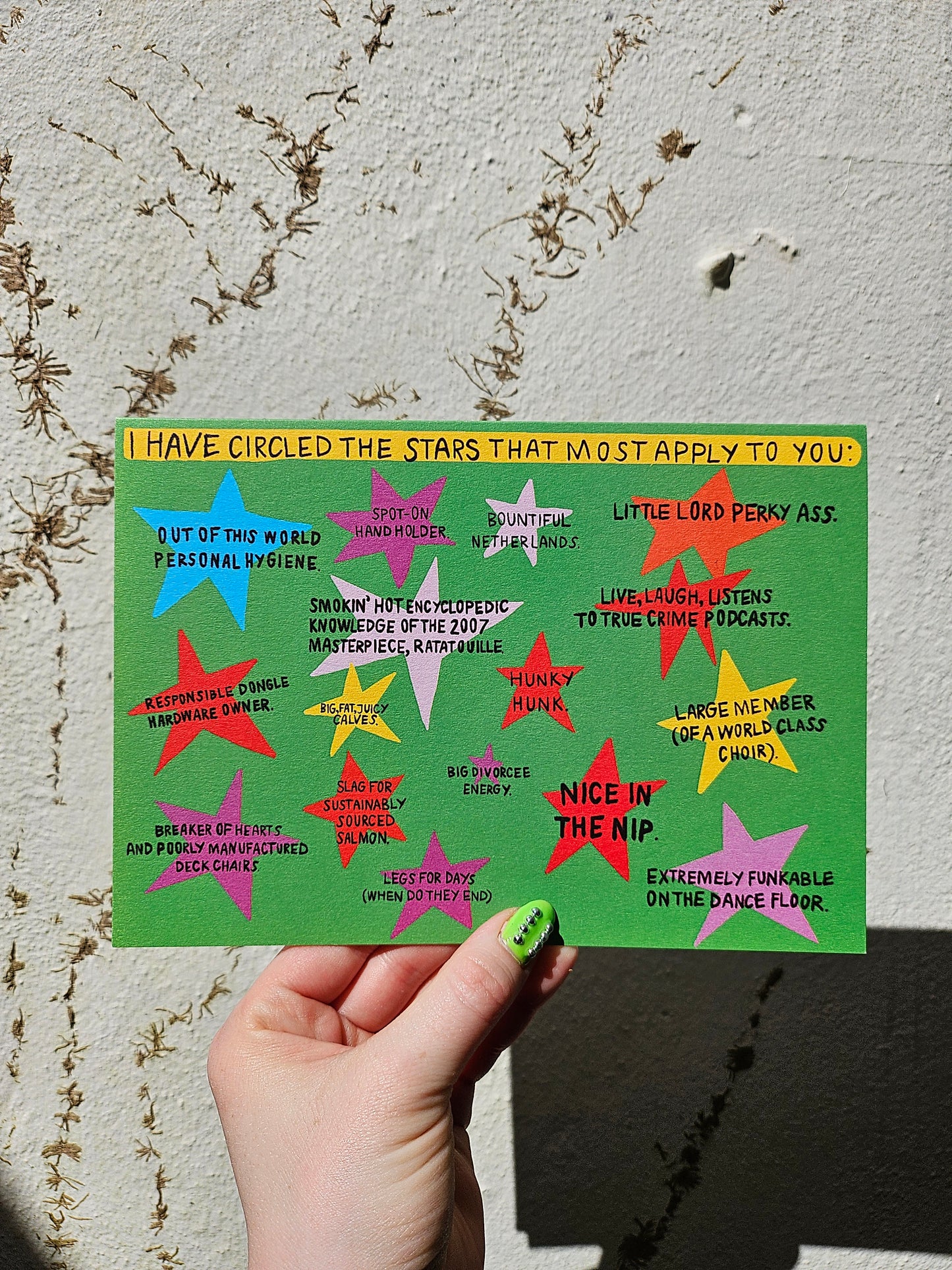Circle The Stars Card