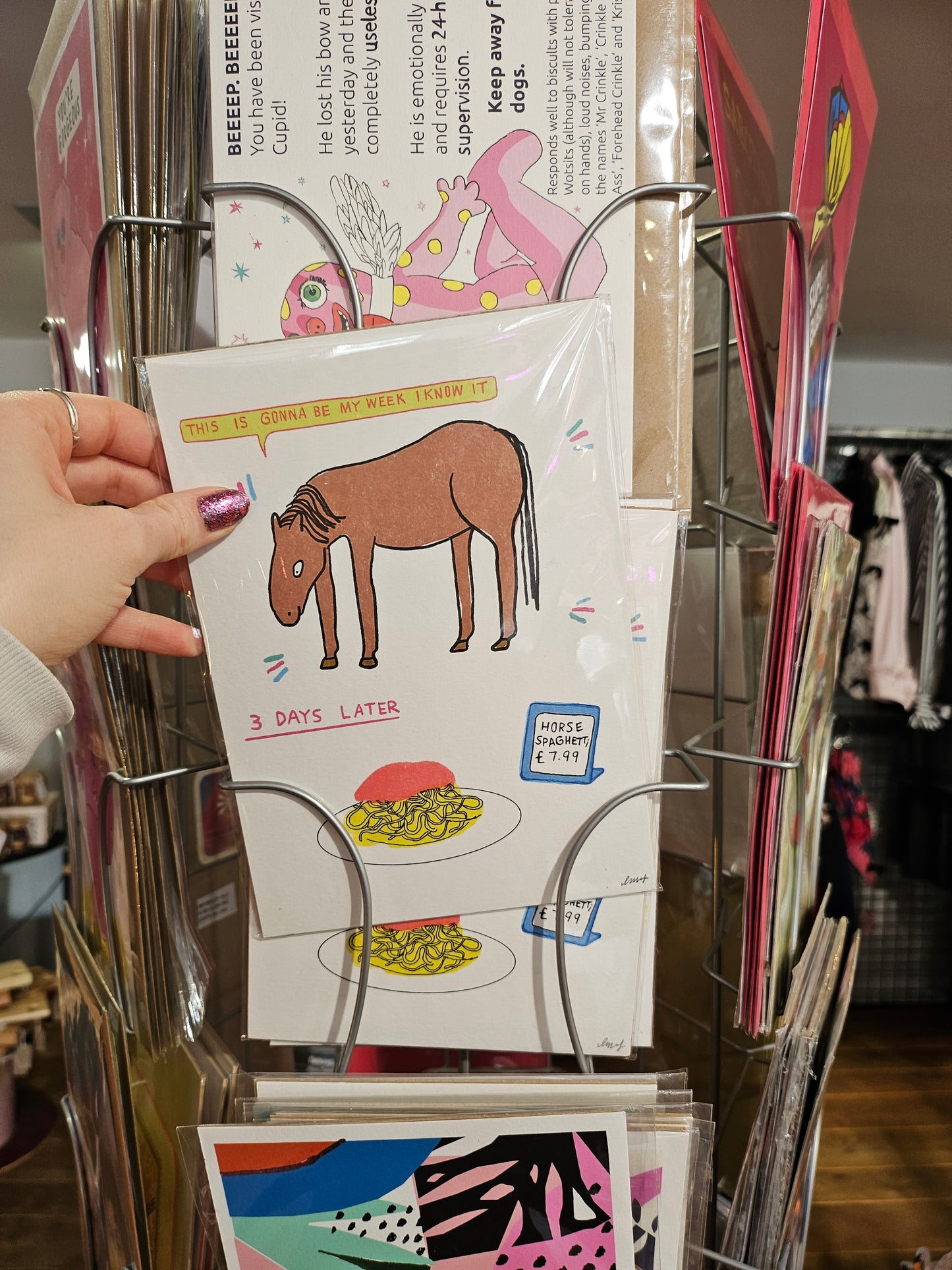 Horse Spaghetti - A5 Print
