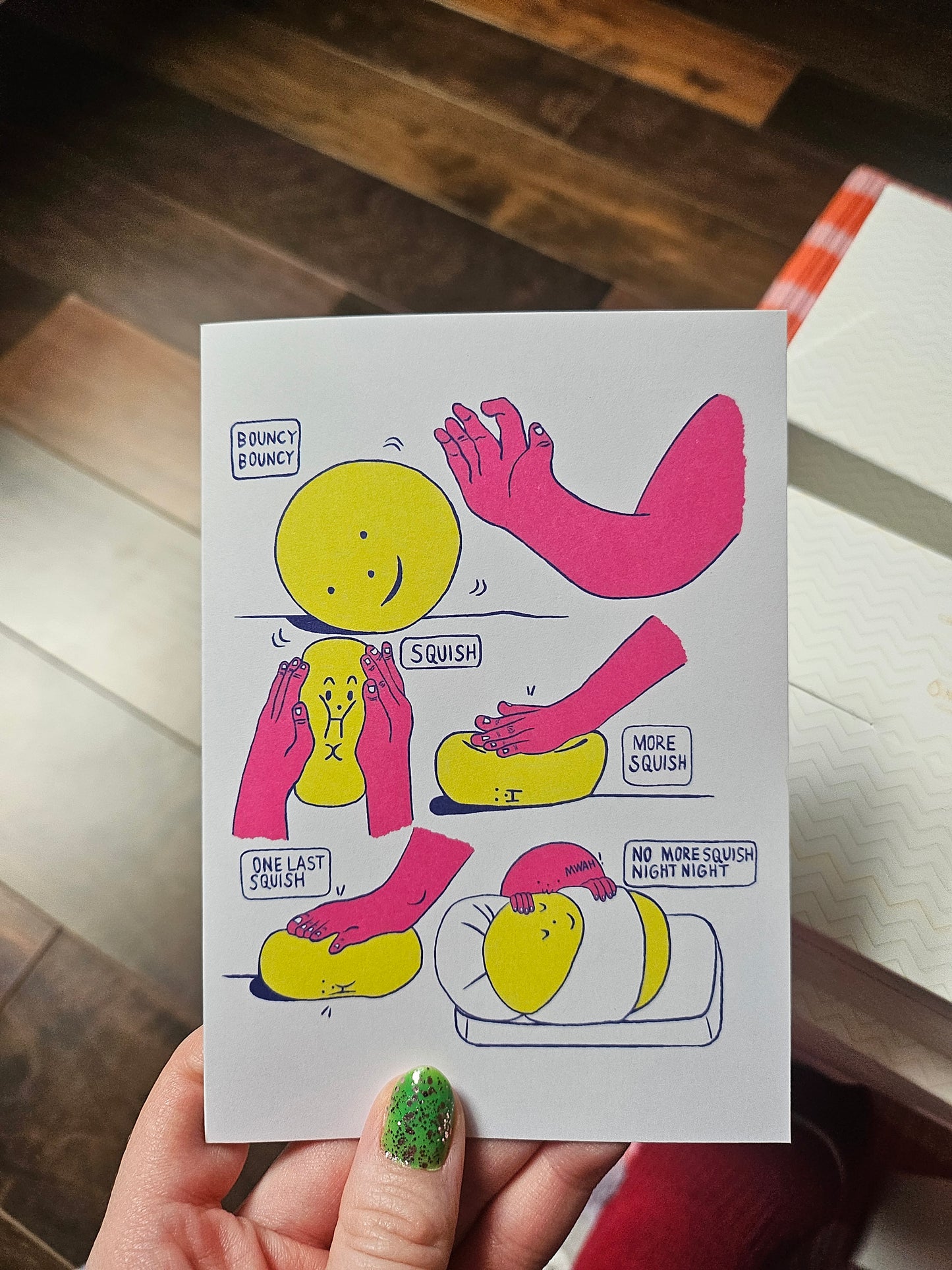 Bouncy Bouncy a6 Card