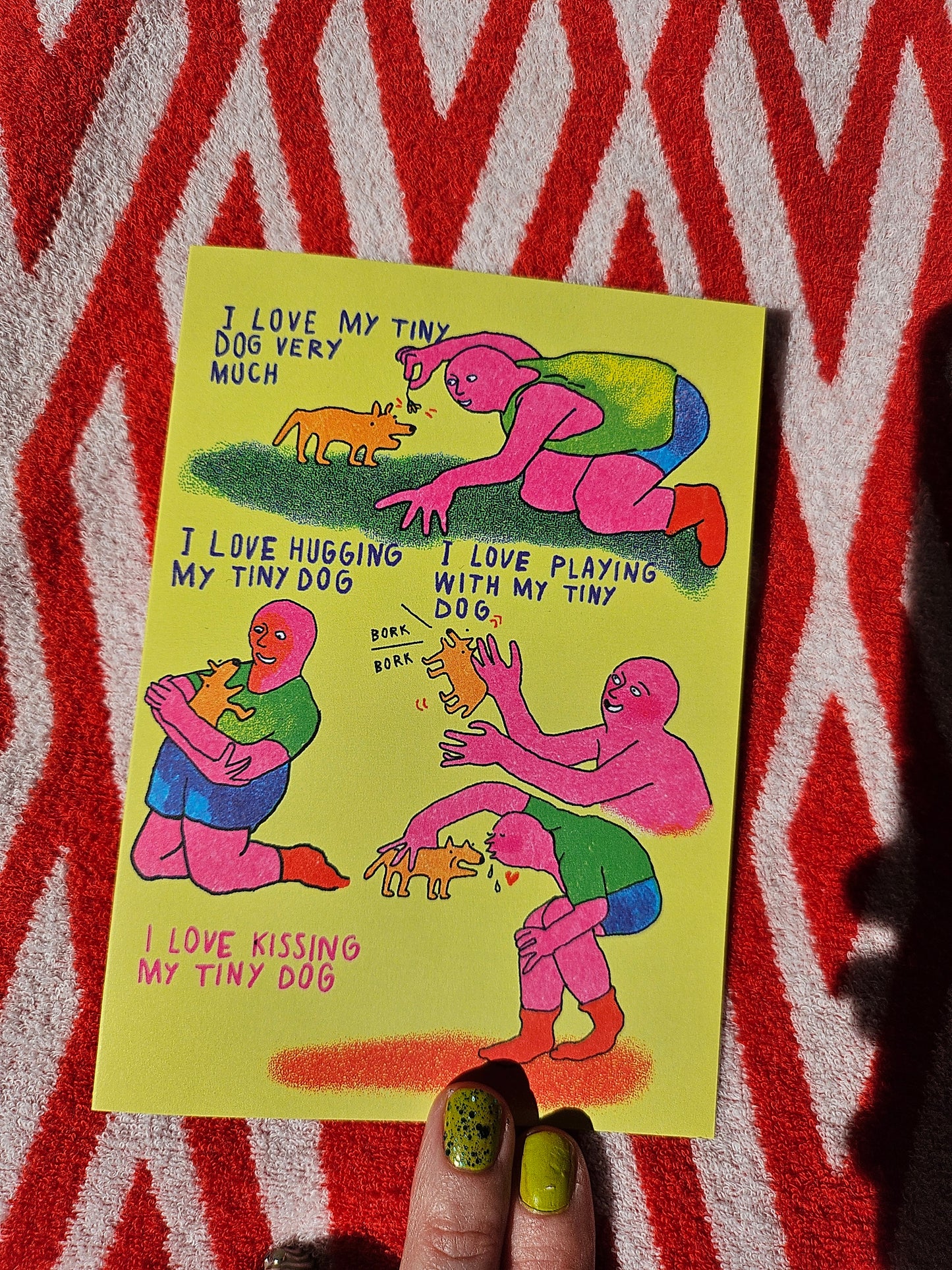 My Tiny Dog A6 Card