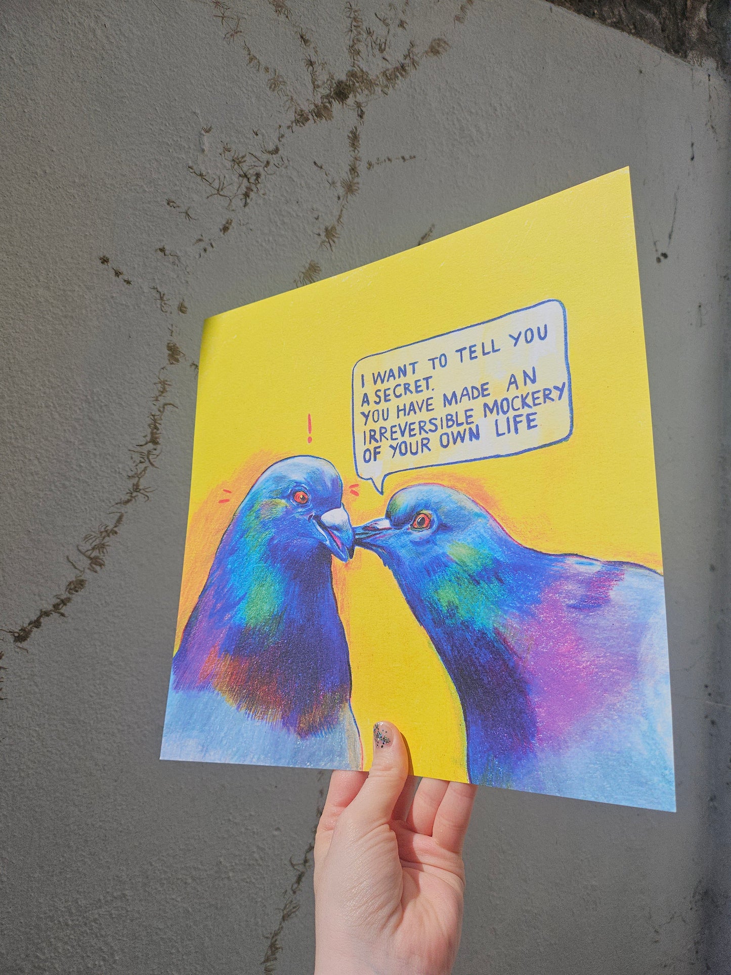 "Irreversible Mockery" Art Print by Louise McFarlane