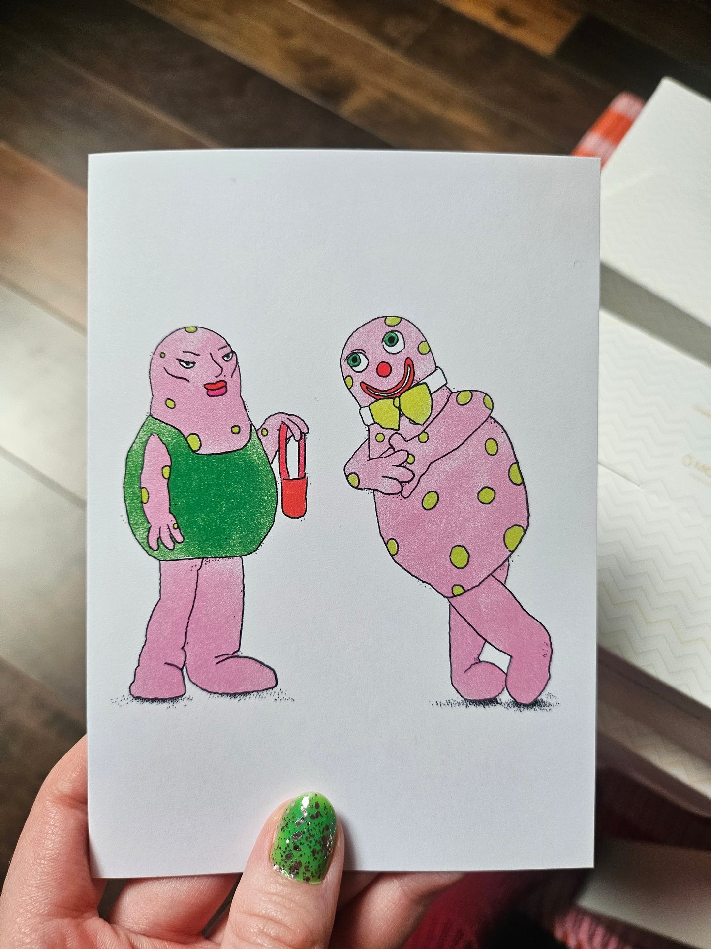 Blobby Love a6 Card