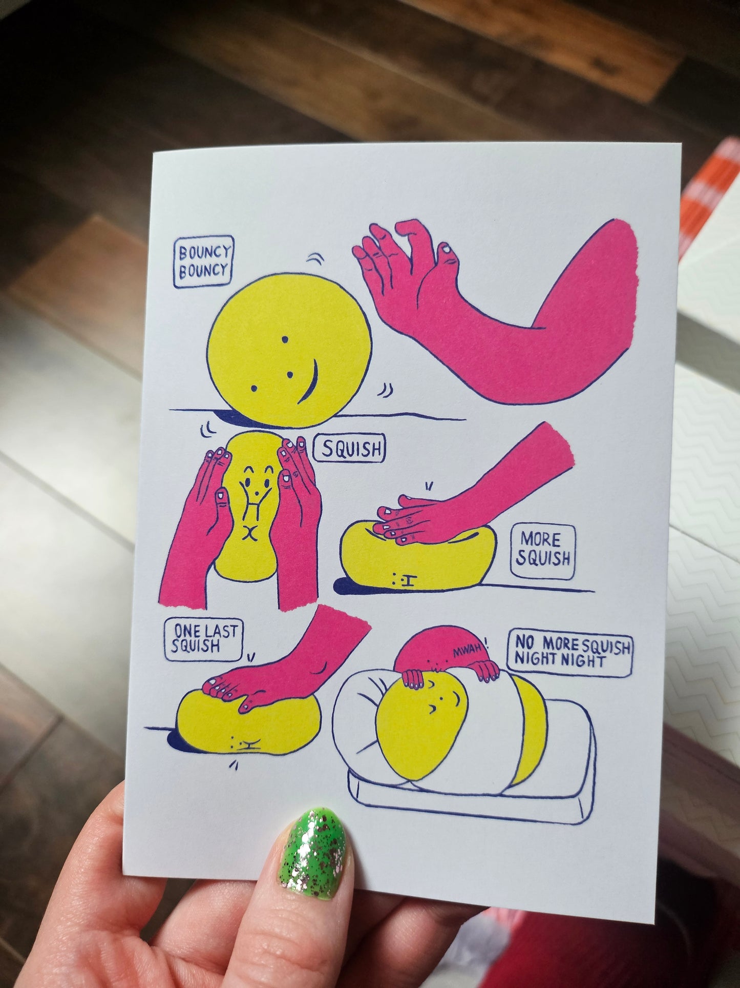 Bouncy Bouncy a6 Card
