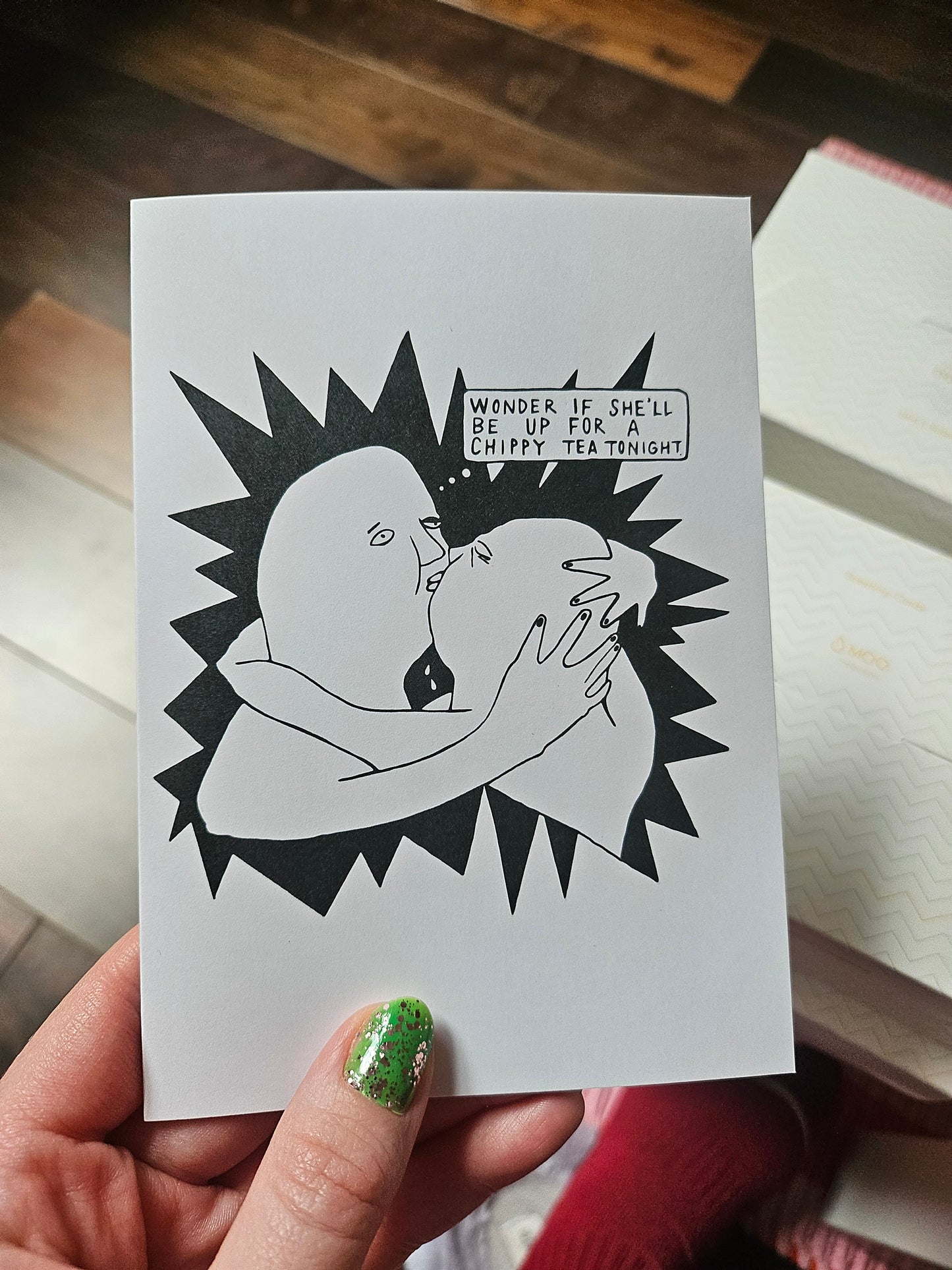 Chippy Tea a6 Card