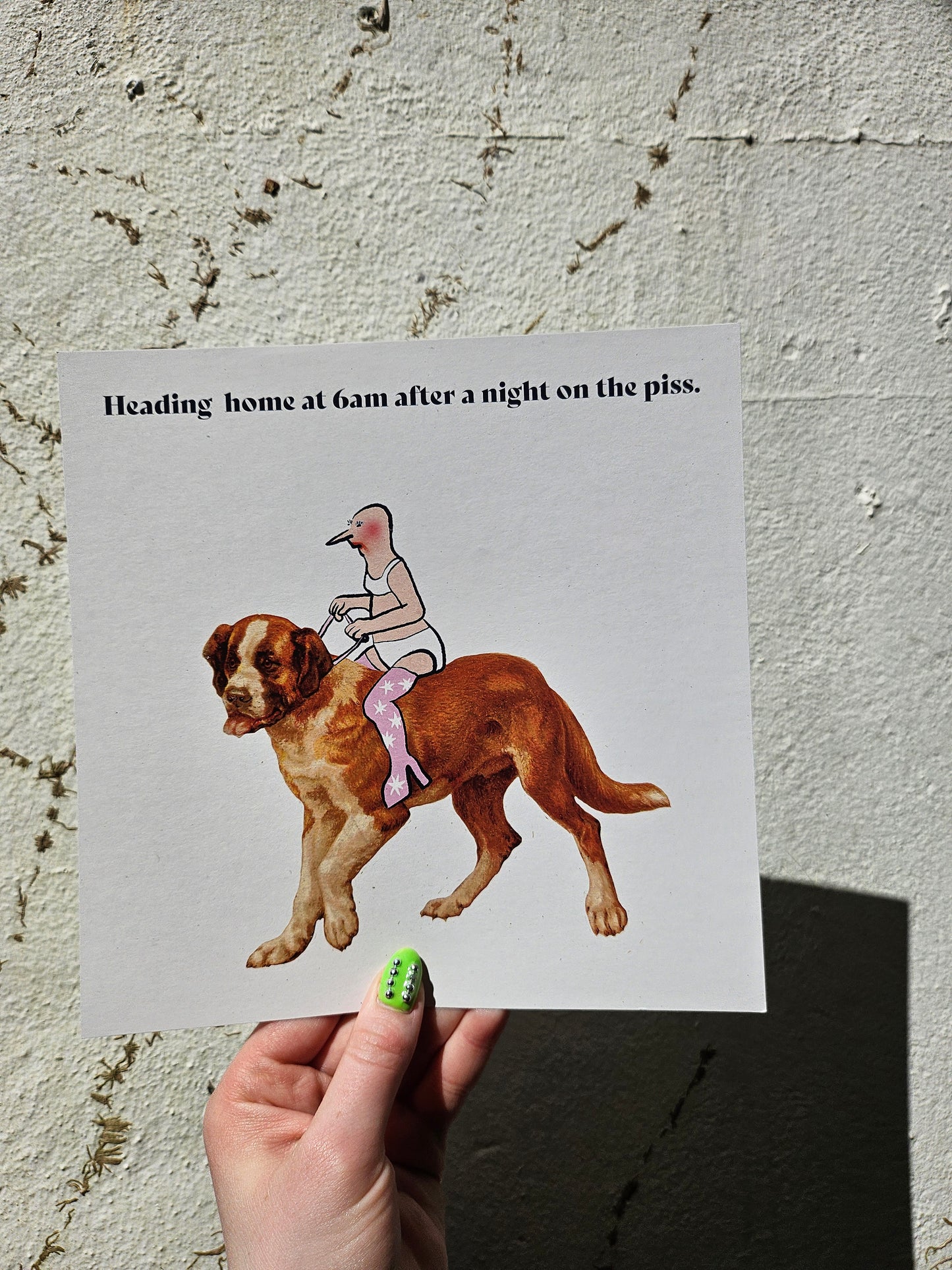 On The Piss Print
