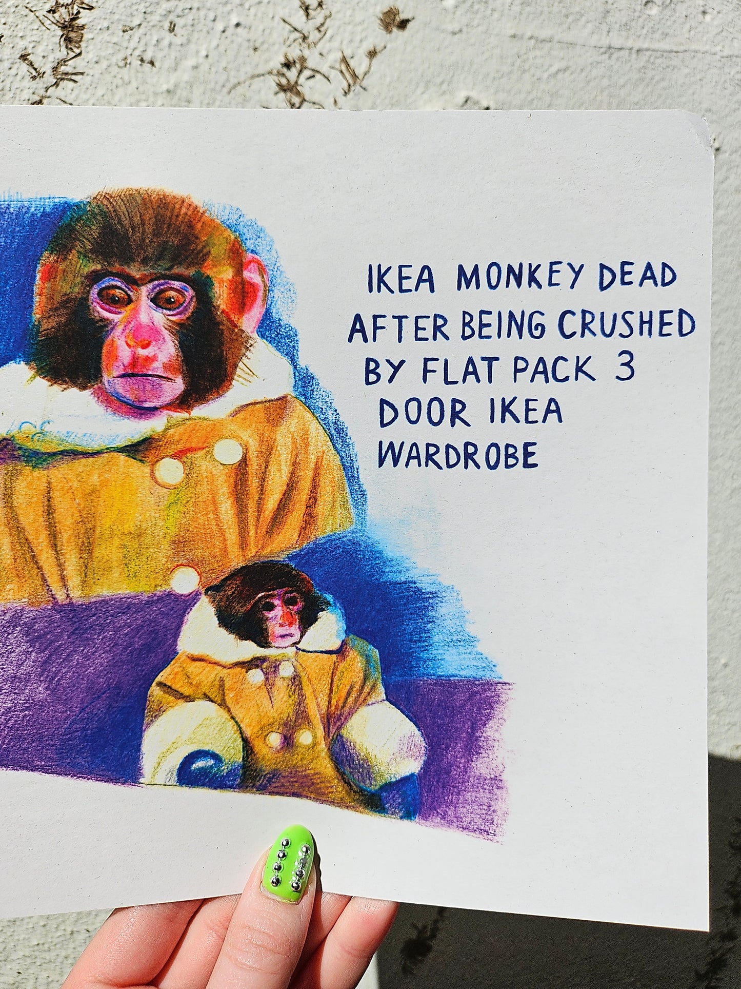 IKEA Monkey DEAD Artist Print