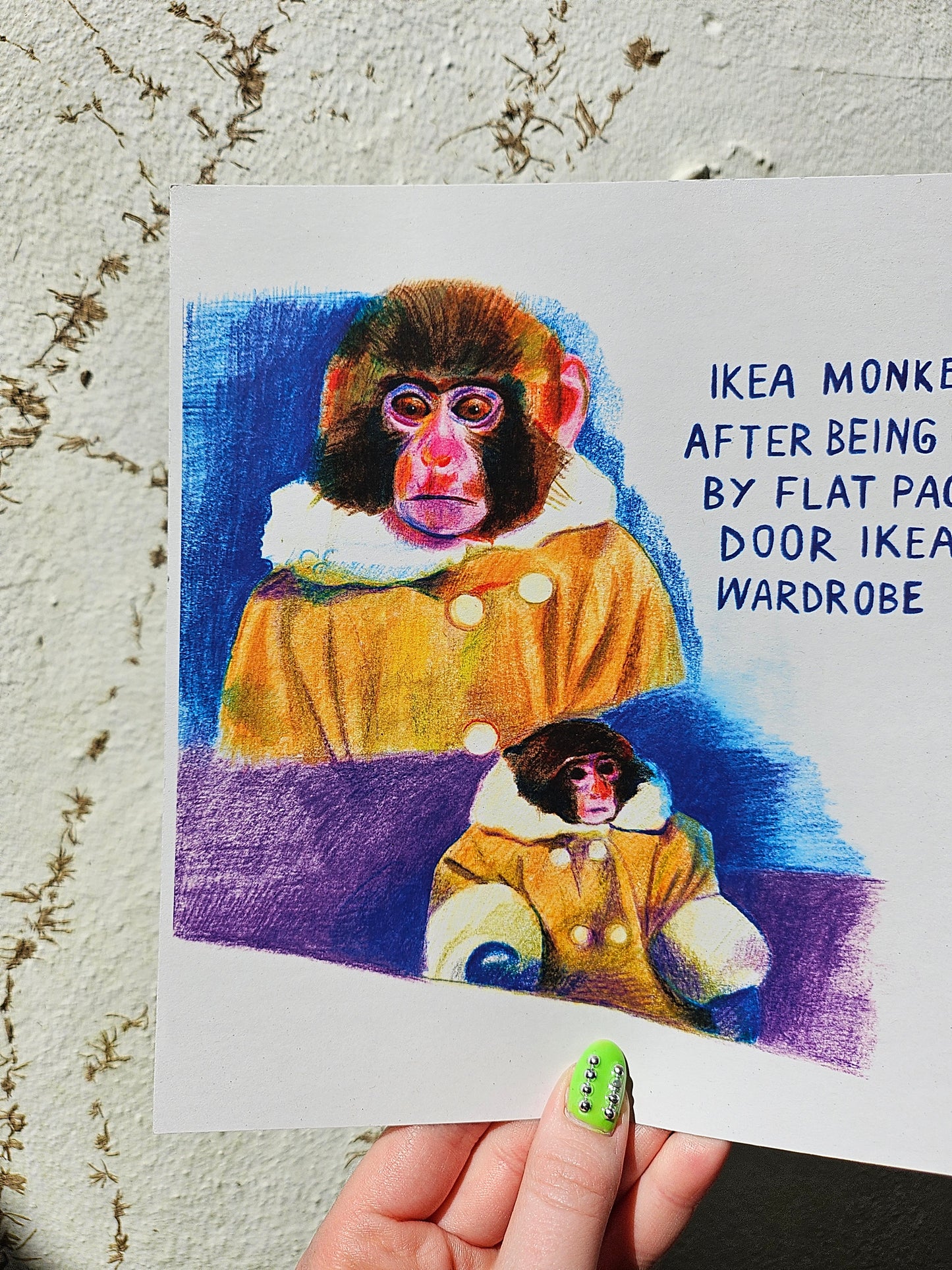 IKEA Monkey DEAD Artist Print
