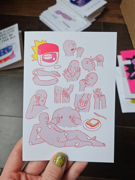 Vaseline Greeting Card