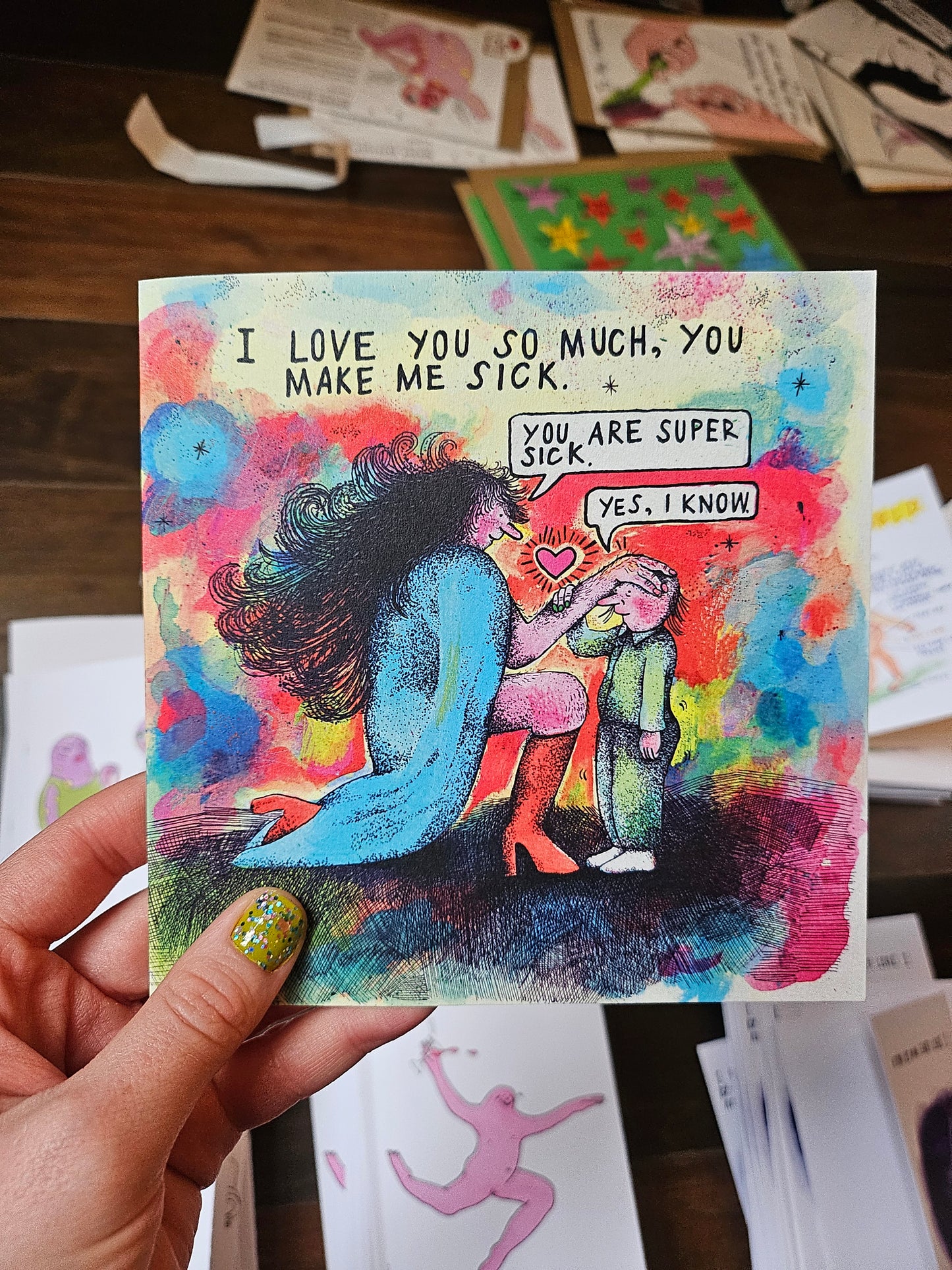 You Are Super Sick Card