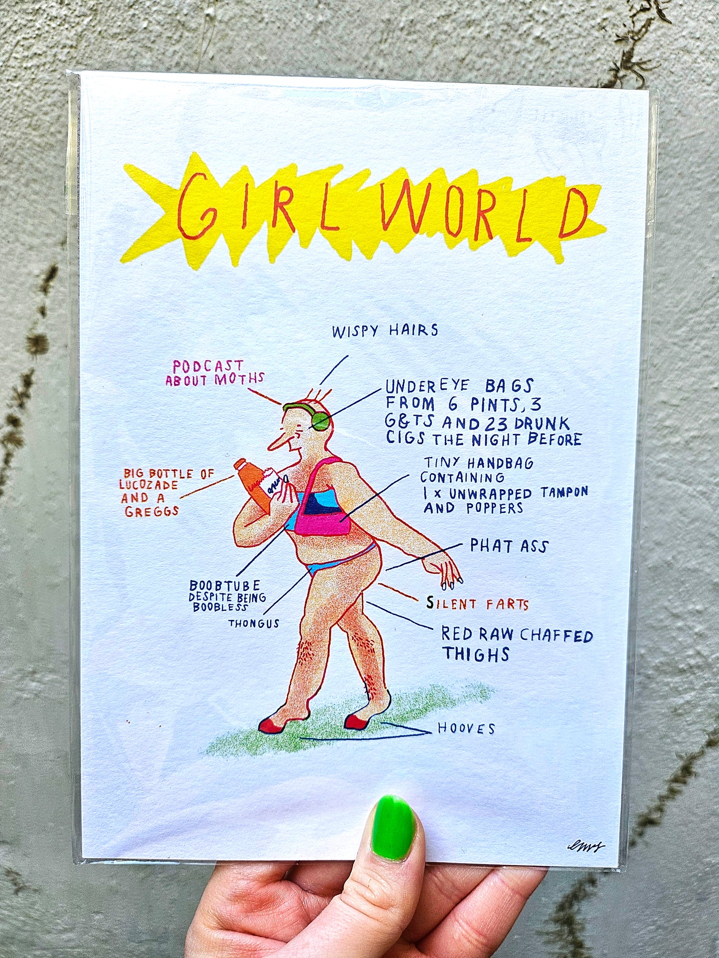 Girlworld Illustration A5 Print