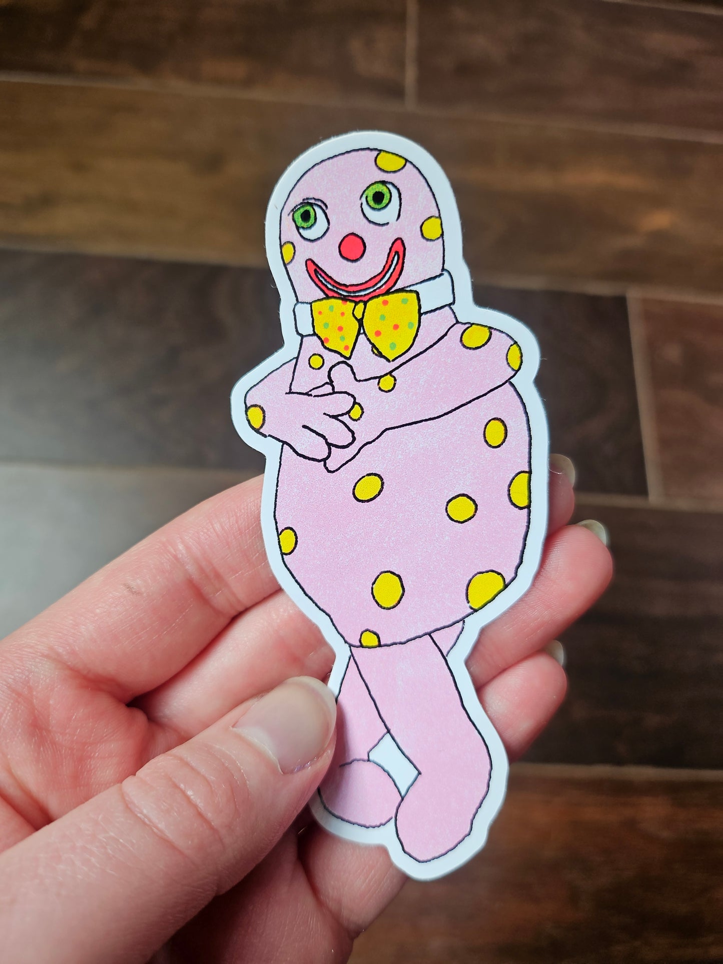 Mr Blobby Sticker