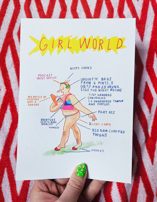 Girlworld A5 Print