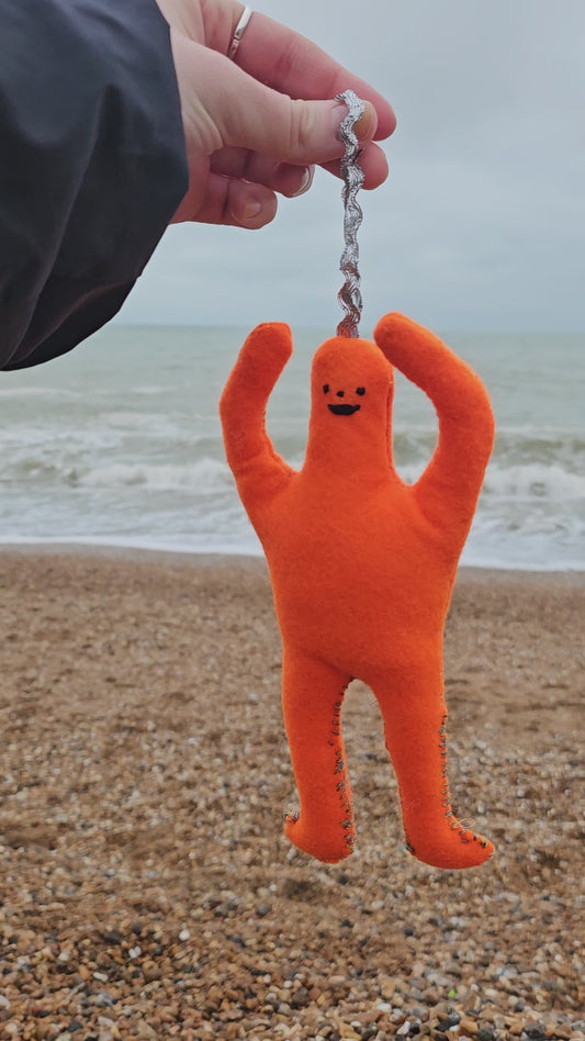 Orange Decorative Man