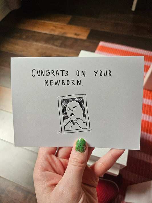 Newborn a6 Card