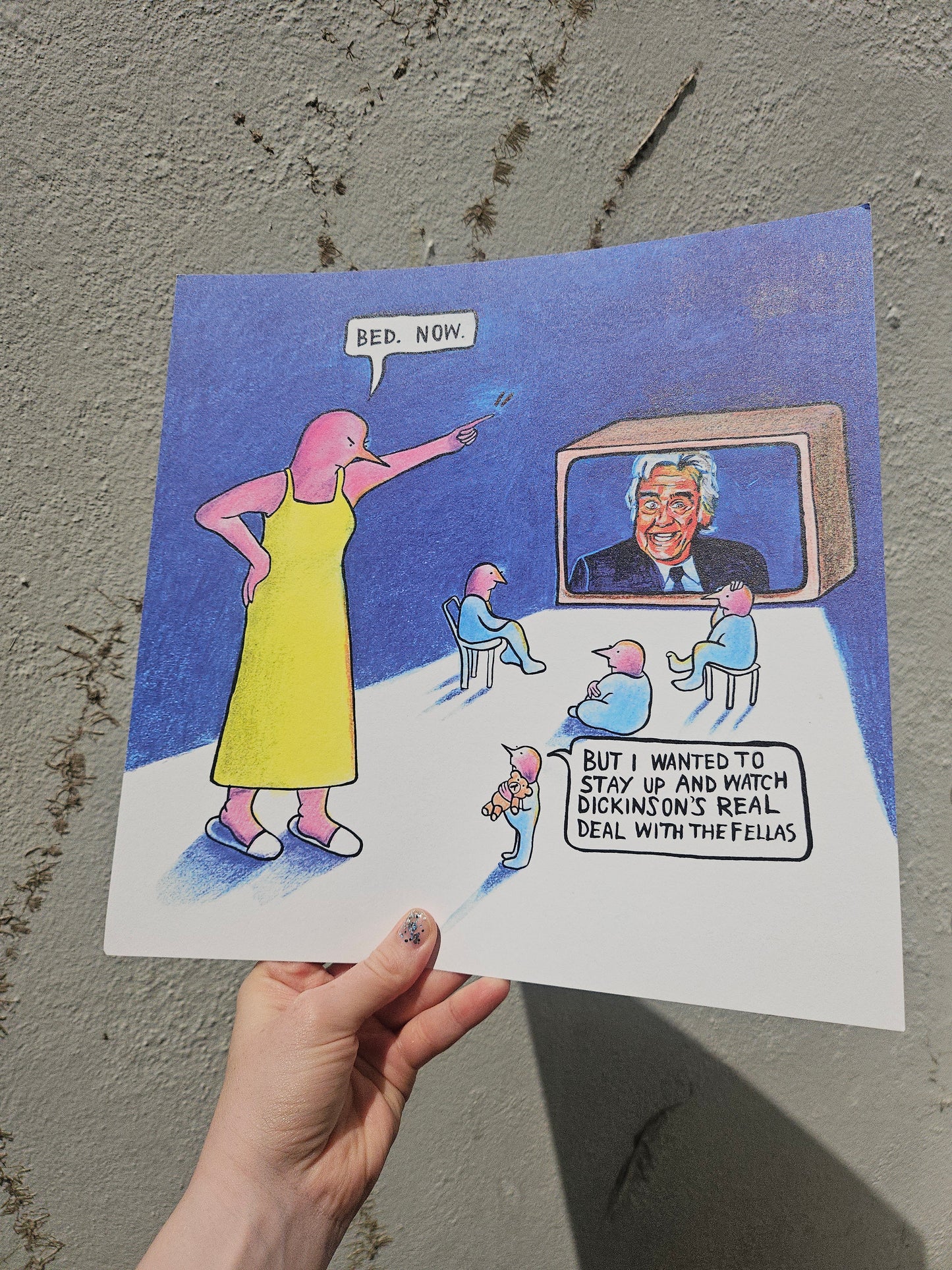 "Dickinson's Real Deal" Artist Print