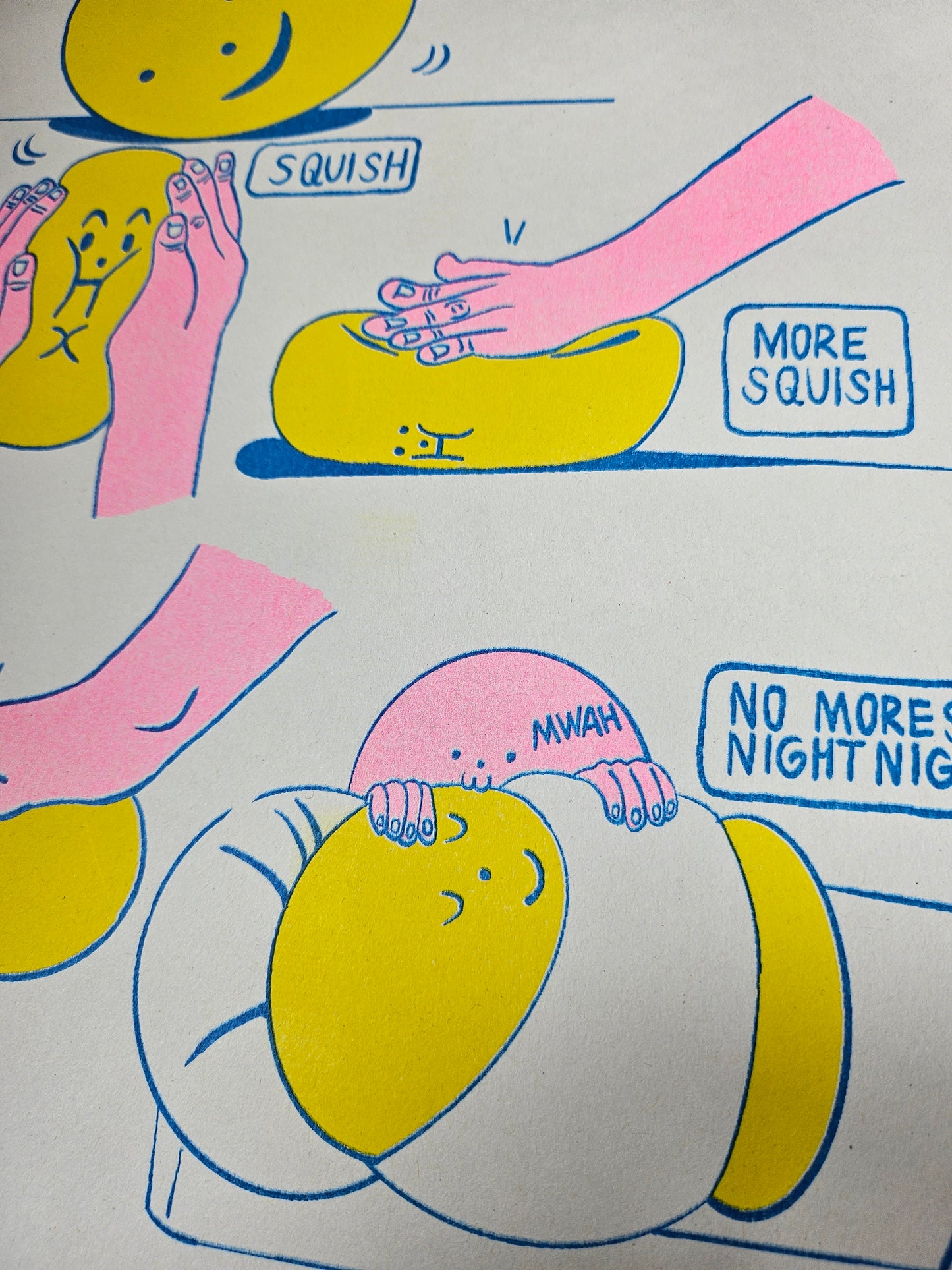 A3 Squish Riso Print