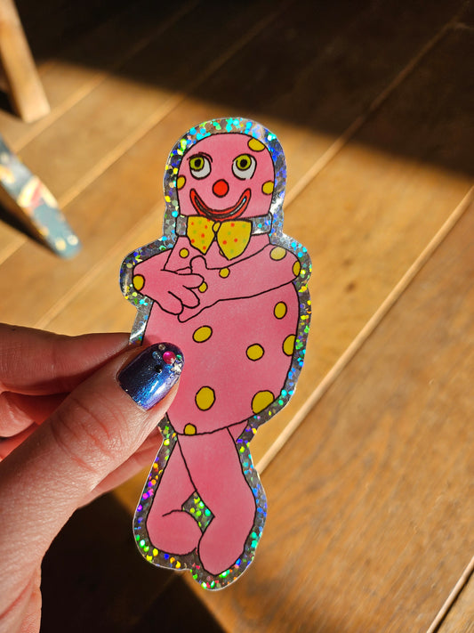 Shiny Mr Blobby Sticker
