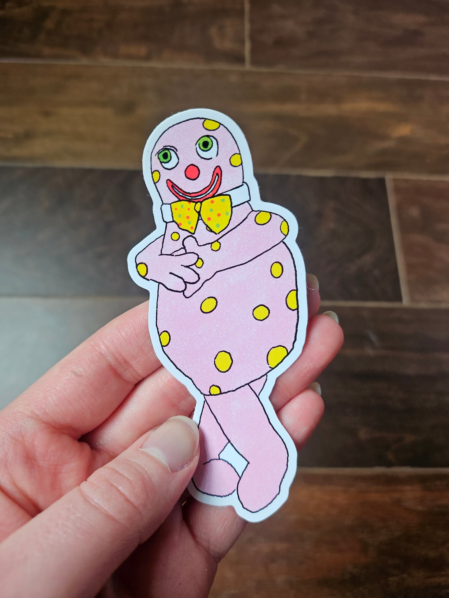 Mr Blobby Sticker