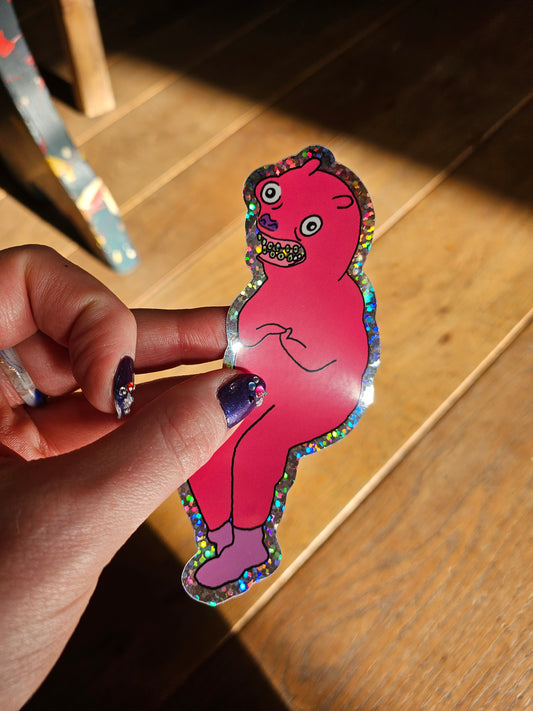 Braces holographic sticker
