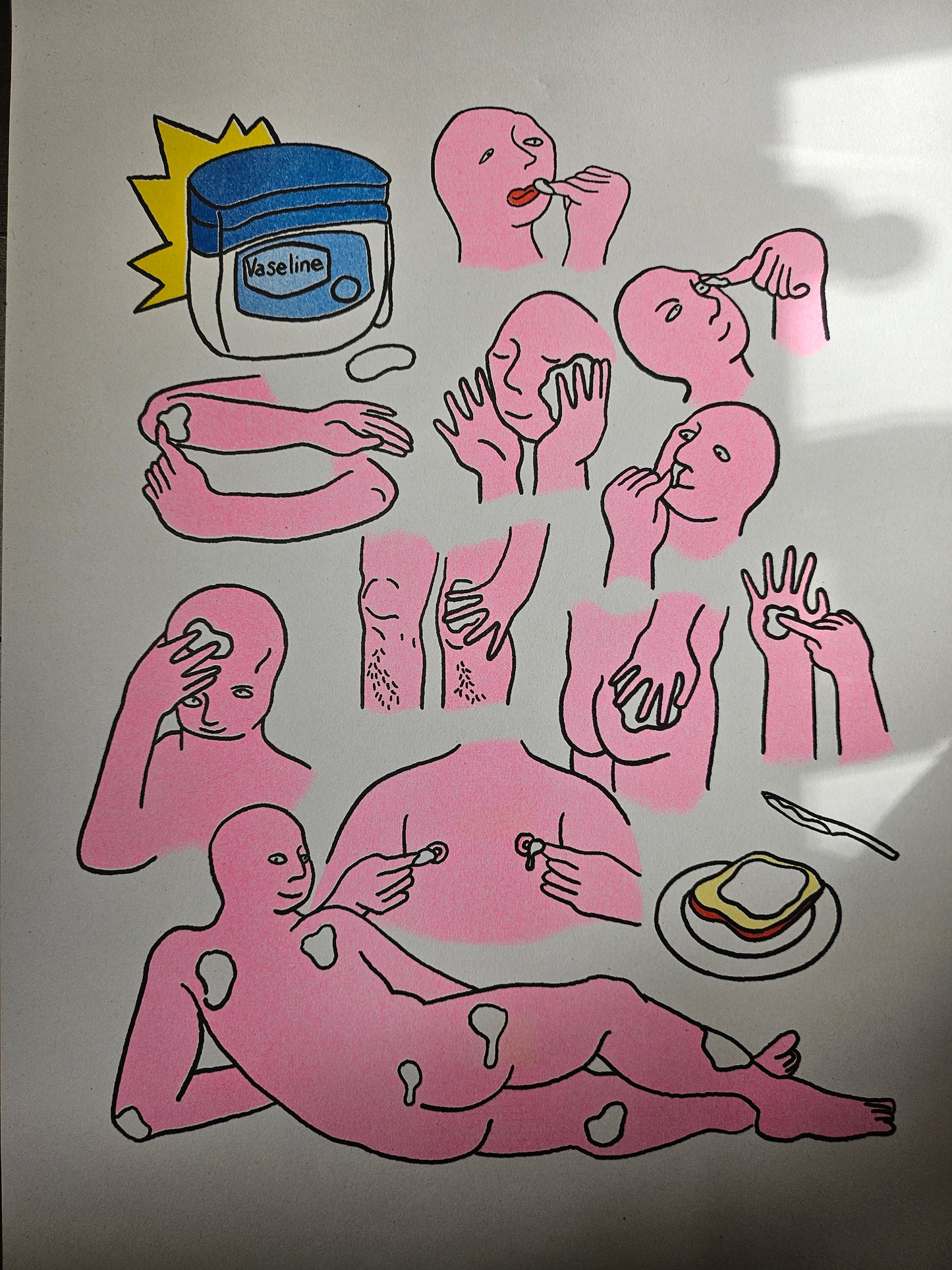 Vaseline - A3 Riso Print