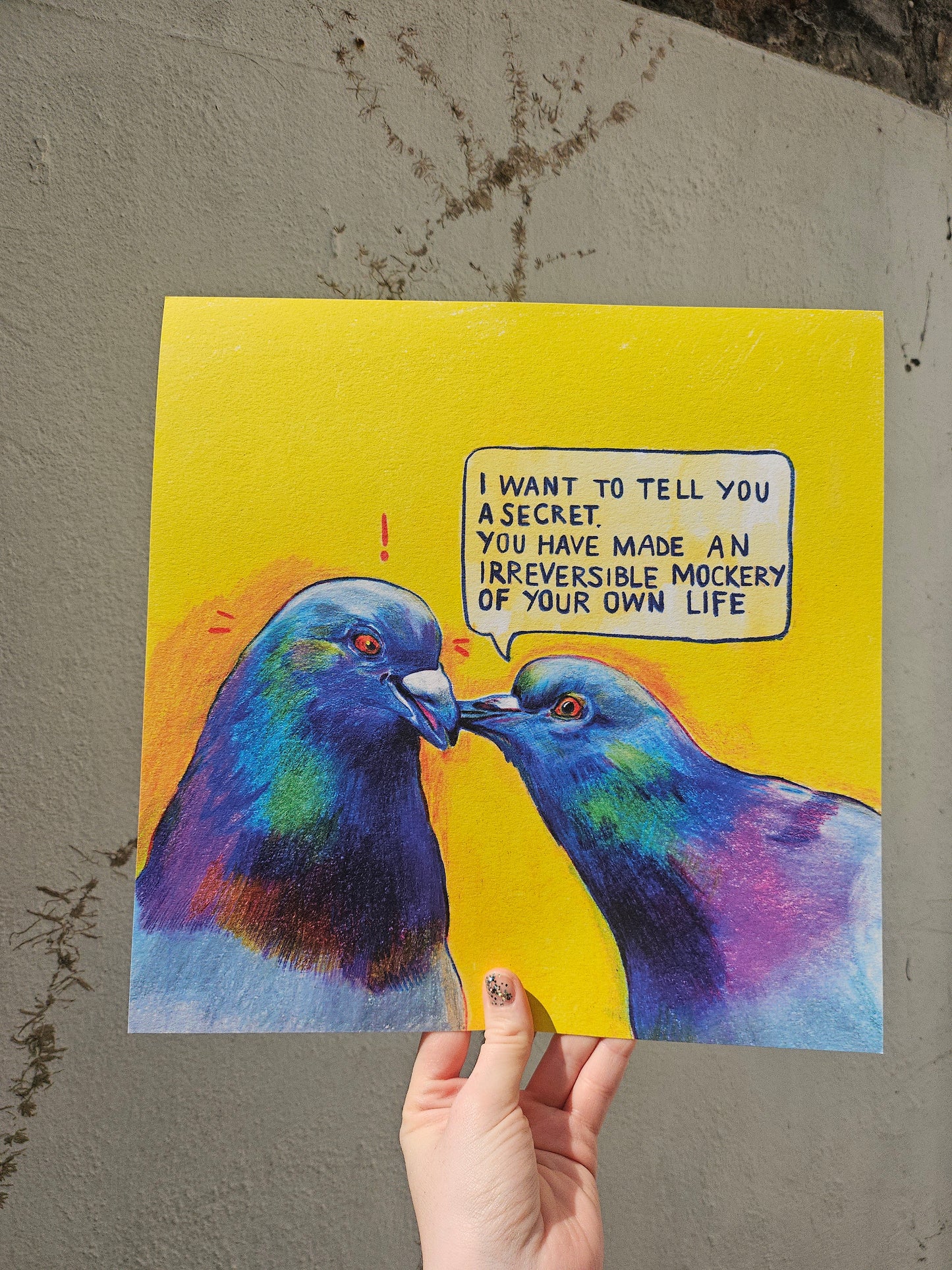 "Irreversible Mockery" Art Print by Louise McFarlane
