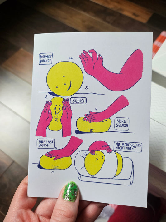 Bouncy Bouncy a6 Card