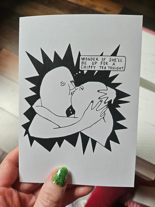 Chippy Tea a6 Card