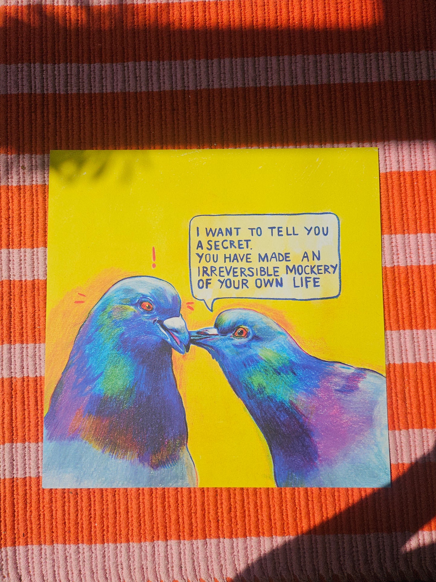 "Irreversible Mockery" Art Print by Louise McFarlane