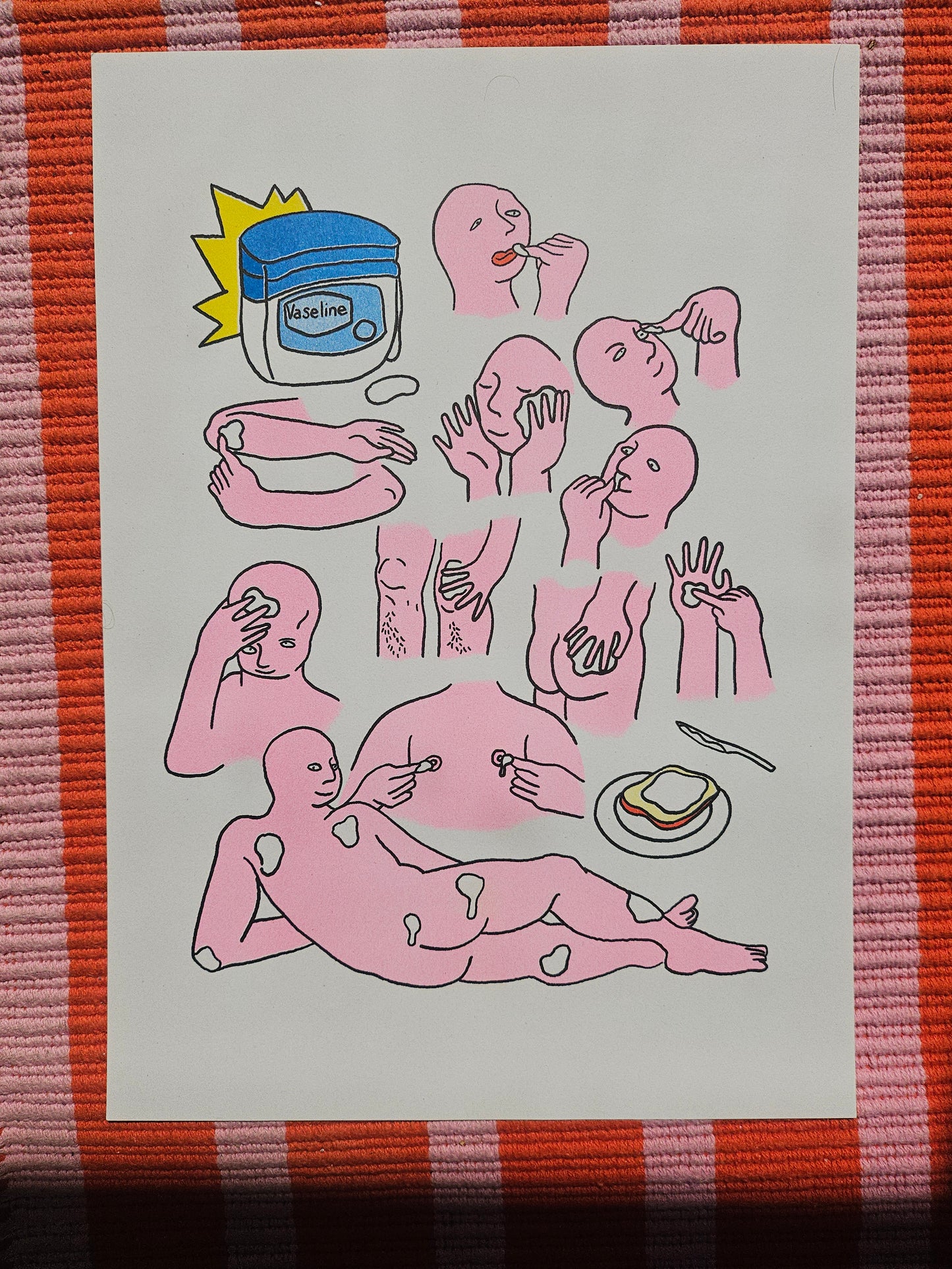Vaseline - A3 Riso Print