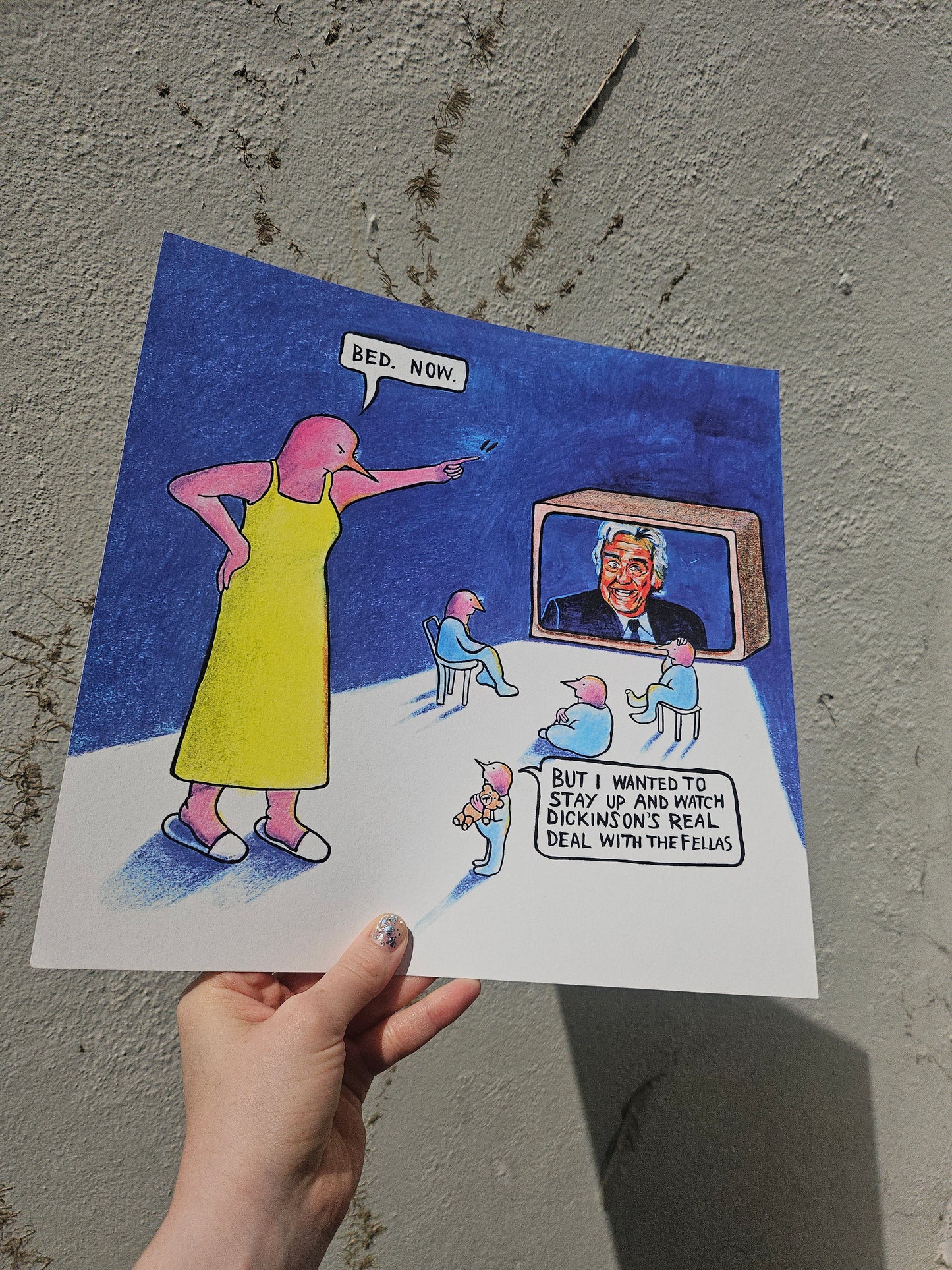 "Dickinson's Real Deal" Artist Print