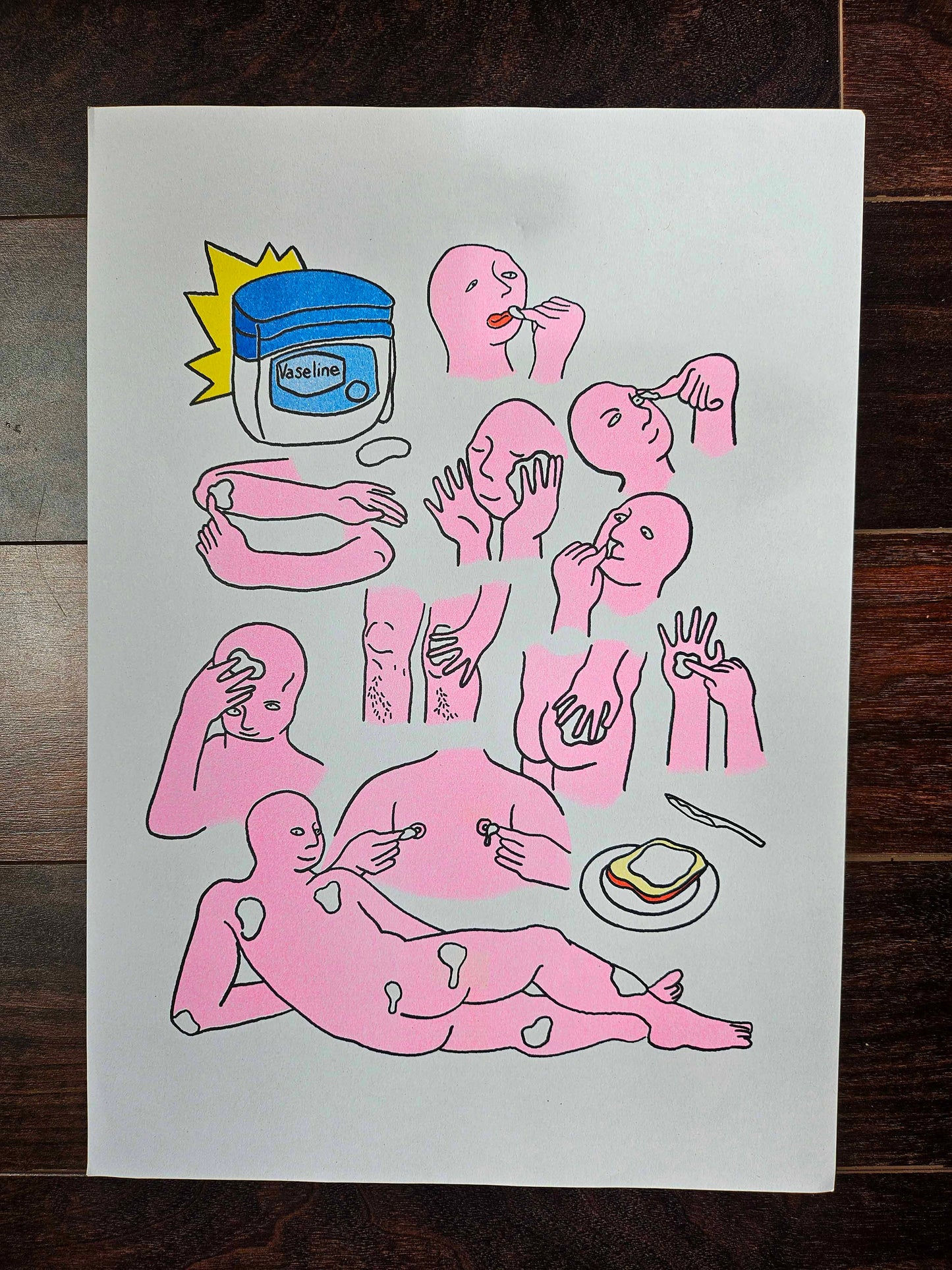 Vaseline - A3 Riso Print