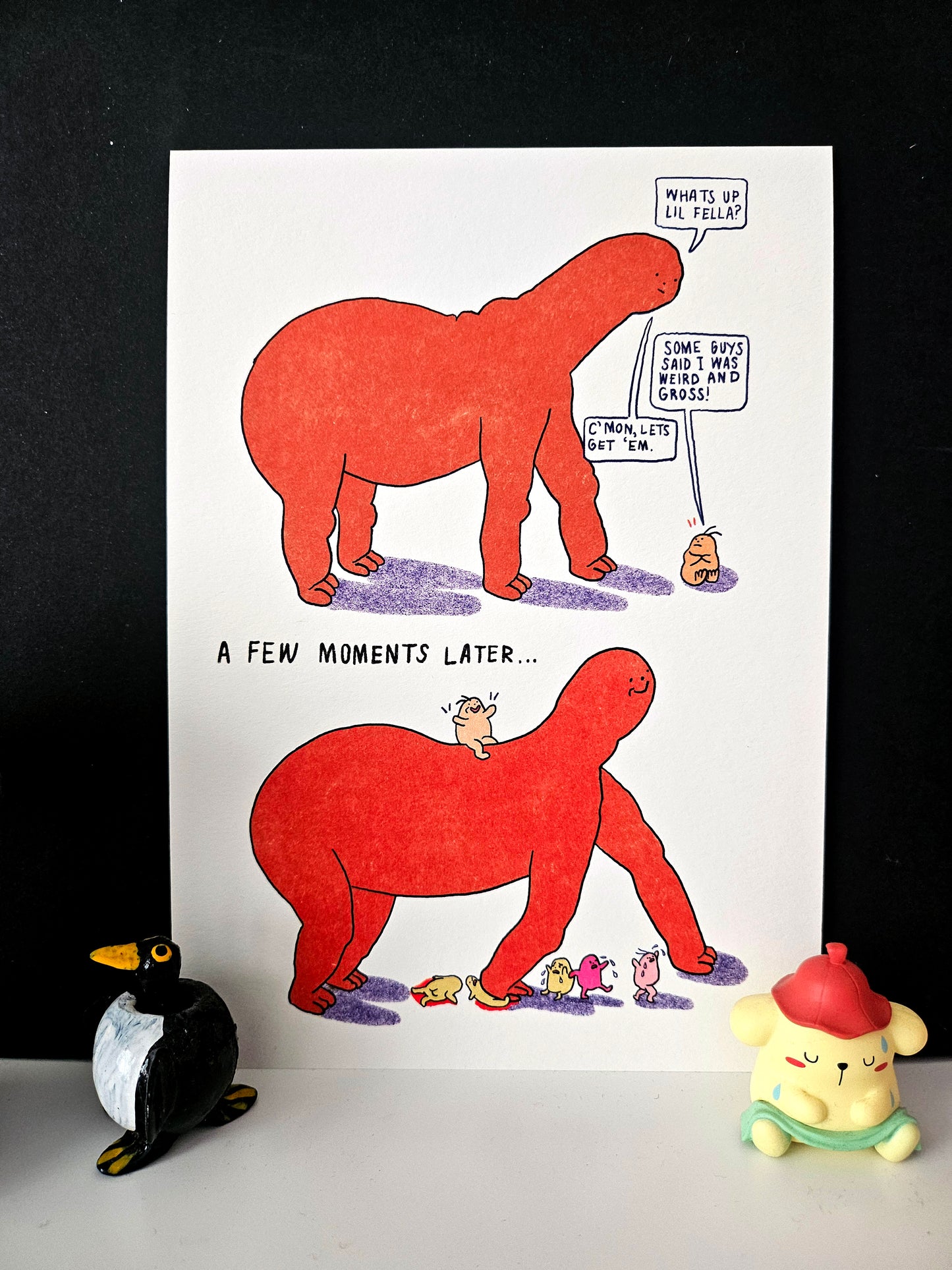 Weird and Gross Comic Art Print