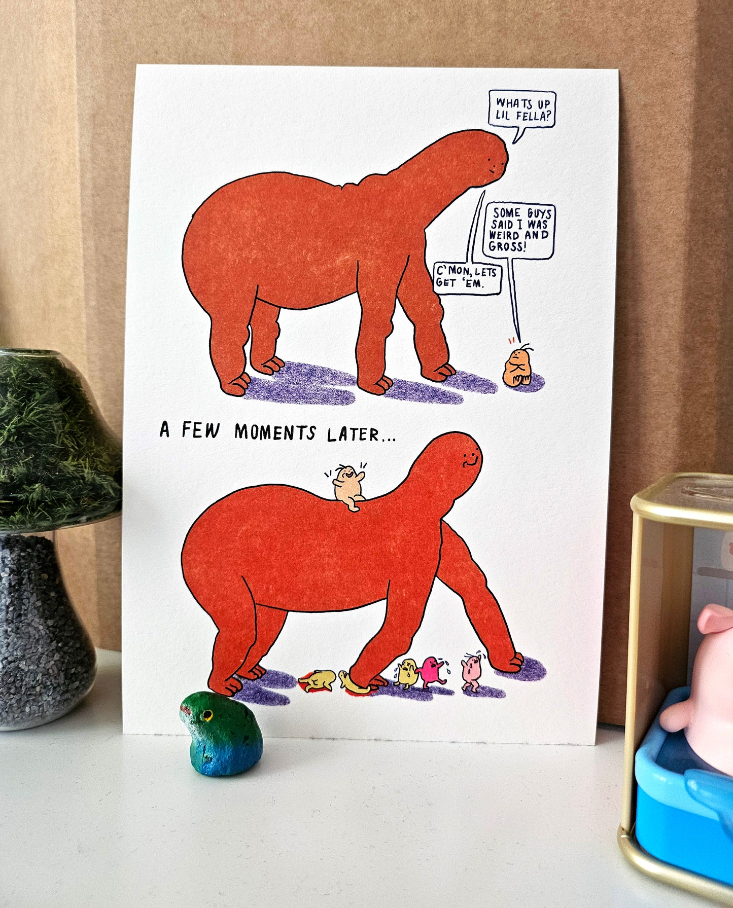 Weird and Gross Comic Art Print