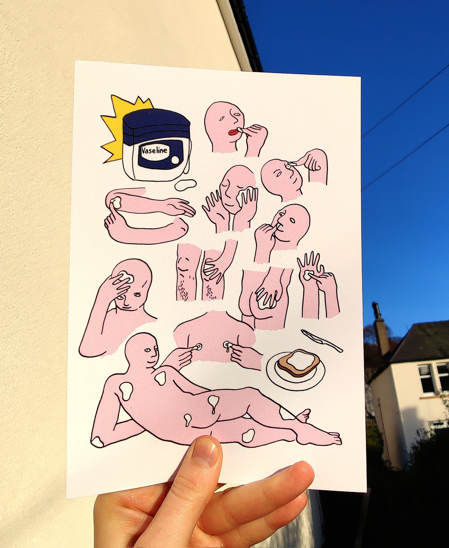 "Vaseline" A5 Art Print